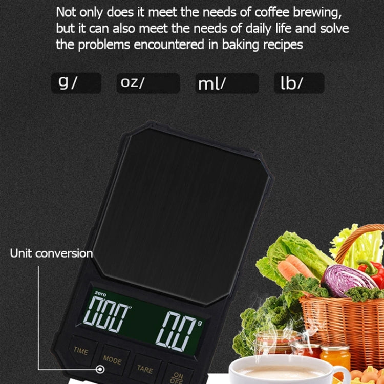 Battery Model 1kg/0.1g Portable Toolbox Digital Scale Jewelry Weighing Tool with Timing