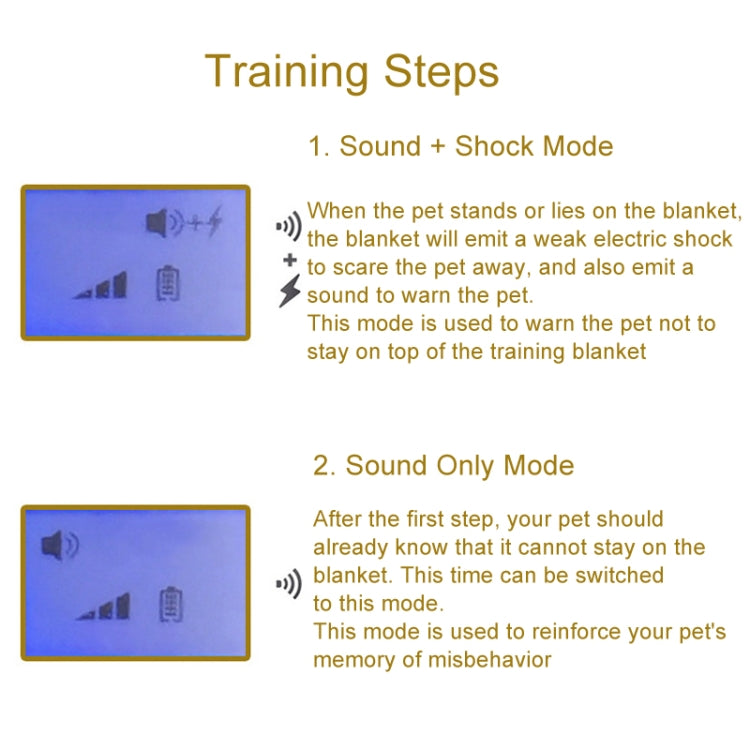 12x60 inch Pet Training Supplies Repellent Mat With Monitor Pet Isolation Static Blanket Cat Dog Sofa Cushion - Pads by PMC TechLife | Online Shopping South Africa | PMC TechLife | Buy Now Pay Later Mobicred