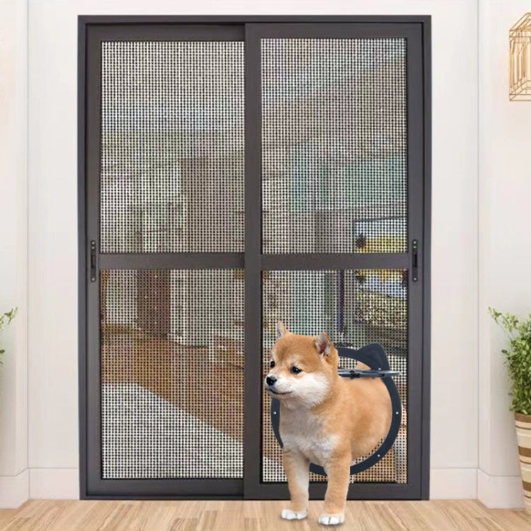 Pet Screen Door Two Way Access Magnetic Closing Cat Door Pet Products(Black) - Pet Screen Doors by PMC TechLife | Online Shopping South Africa | PMC TechLife | Buy Now Pay Later Mobicred
