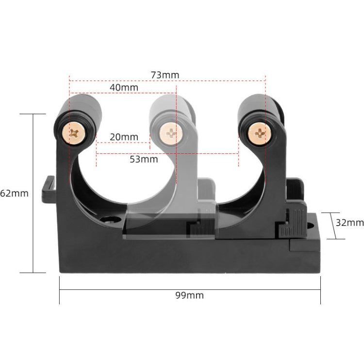 DEEMOUNT RCK-051 Road Bicycle Parking Buckle Wall Hook Mountain Bike Parking Buckle(White Black)