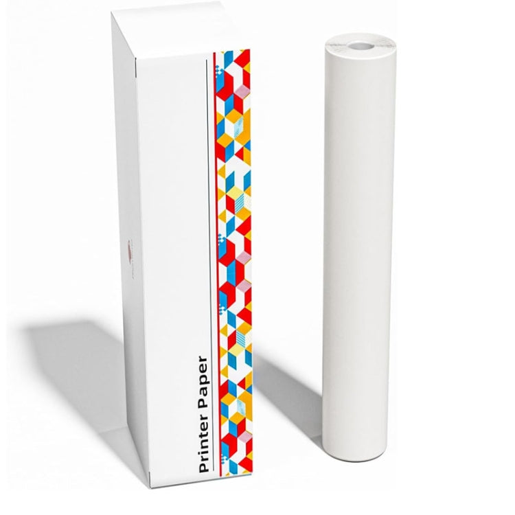 Phomemo 1 Roll Letter Thermal Paper Use With M08F Printer Holder For M832/M833/M834/M835/P831/Q302 Printer