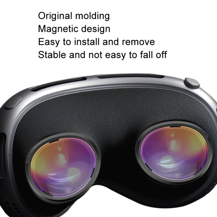 For Apple Vision Pro Magnetic Frame VR Glasses Smart Accessories, Style: 1.56 Refractive Index Frame+200 Degree Anti-blue Light Lens