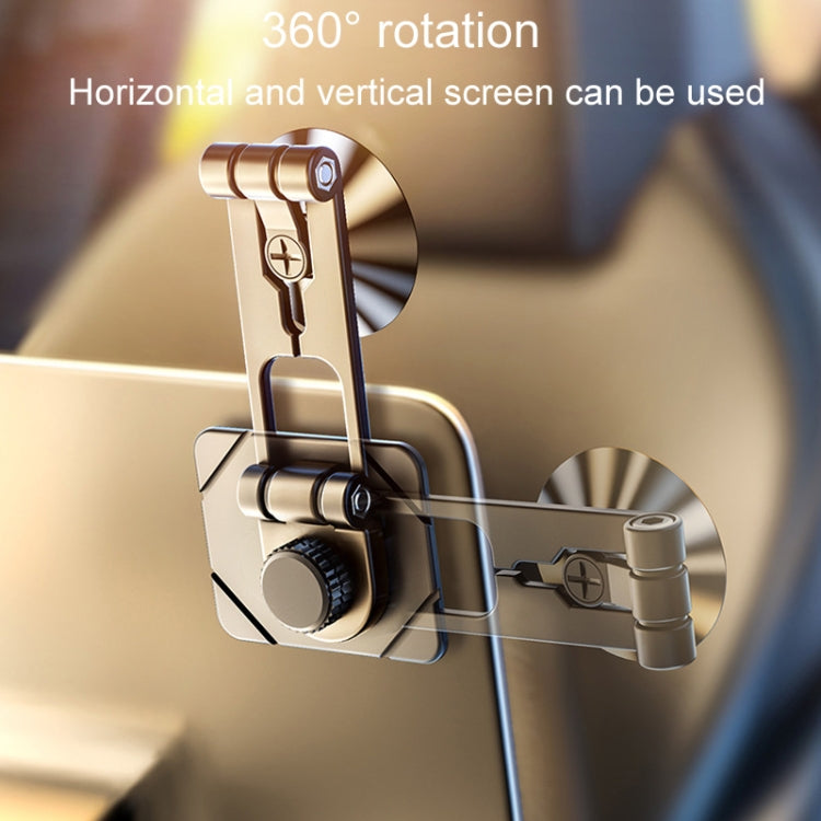 D30 Foldable Suspension Car Phone Holder Magnetic Adhesive Type Metal Navigation Stand