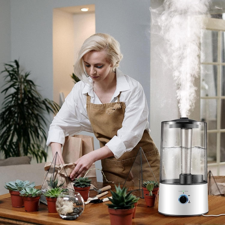 4L Reptile Humidifier Fogger Cool Mist Fog Mister with Tube for Tortoise Habita EU Plug - Air Purifier by PMC TechLife | Online Shopping South Africa | PMC TechLife | Buy Now Pay Later Mobicred