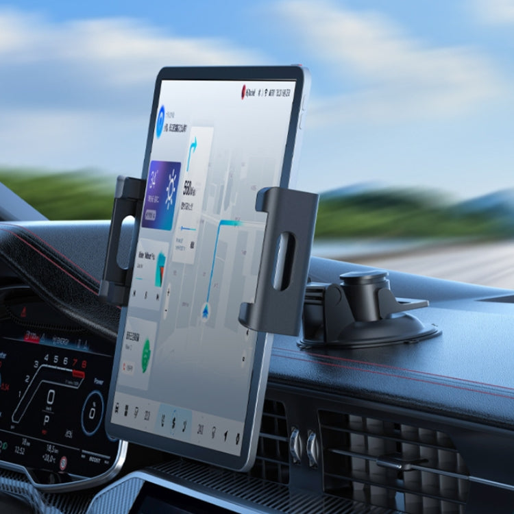 Multifunctional Car Dashboard Mobile Phone Folding Holder, Style: Folding Back Clip+Metal Oval Ball - Car Holders by PMC TechLife | Online Shopping South Africa | PMC TechLife | Buy Now Pay Later Mobicred