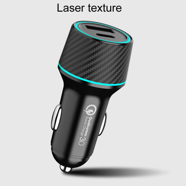 QIAKEY Dual Fast Charging Charger One To Two Cigarette Lighter, Size: TH229 95W(Black) - free shipping - PMC Jewellery - Order now!