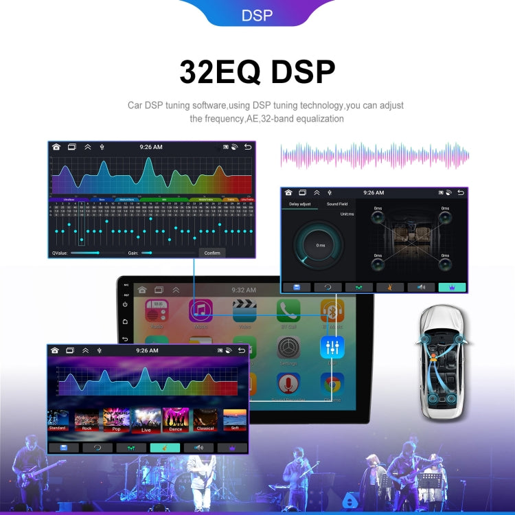 7 inch 6+128G Android Universal HD Large Screen Car Bluetooth Player Android GPS Navigation Integrated Machine(Standard+AHD Camera)