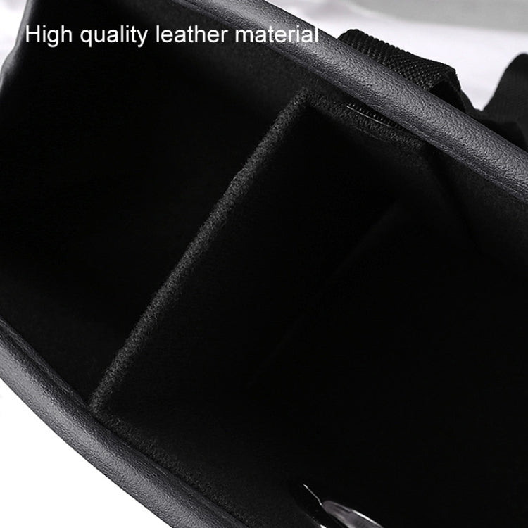 Auto Seatback Organizer Tissue Bag Car Rear Drainage Cup Holder(Black)