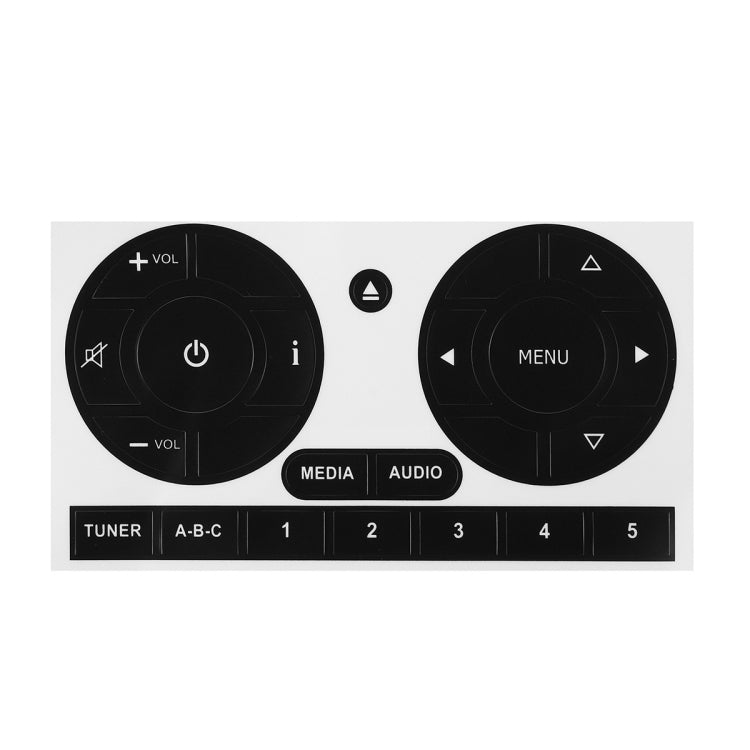 For Fiat 500 Multimedia Button Repair Sticker