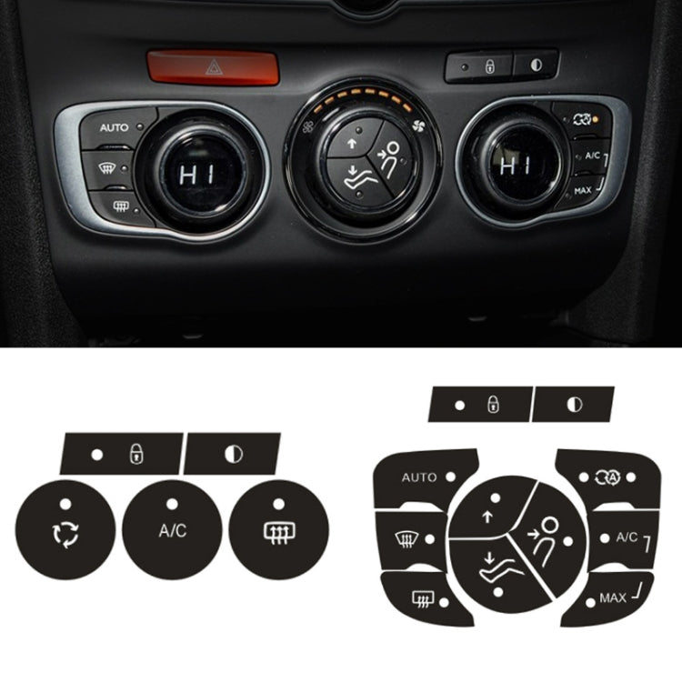 For Citroen C4L 2014-2018 Air Conditioning Door Lock Button Repair Sticker(Manual AC) - Decorative Sticker by PMC TechLife | Online Shopping South Africa | PMC TechLife | Buy Now Pay Later Mobicred