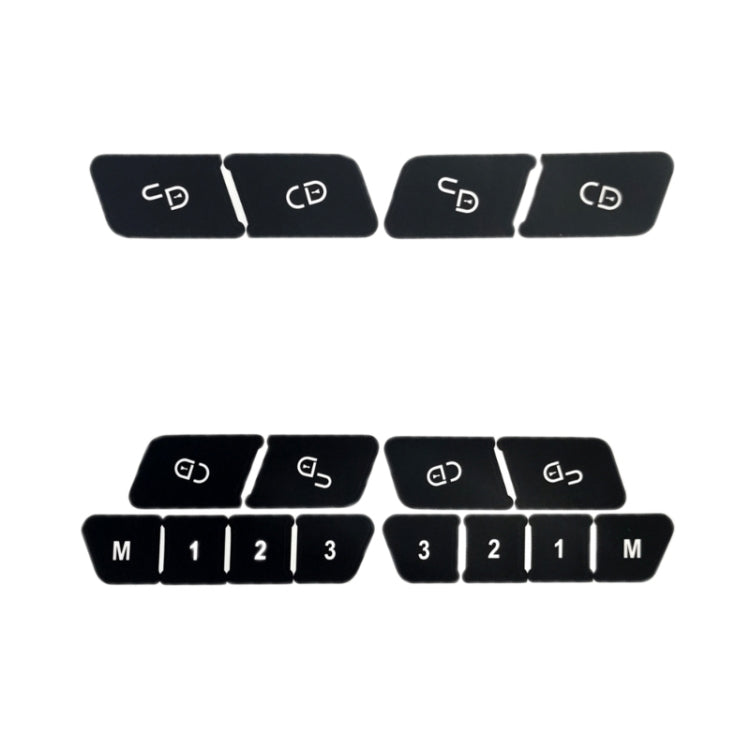 For Mercedes Benz W204/C300 2007-2014 Inner Door Switch Button Repair Sticker(Style 1)