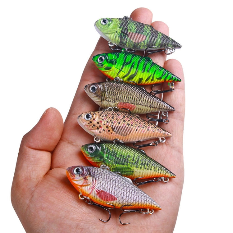 10colors /Set HENGJIA VI101 Painted VIB Dummy Lure Lua Submerged Baits, Size: 6.4cm 8g - free shipping - PMC Jewellery - Order now!