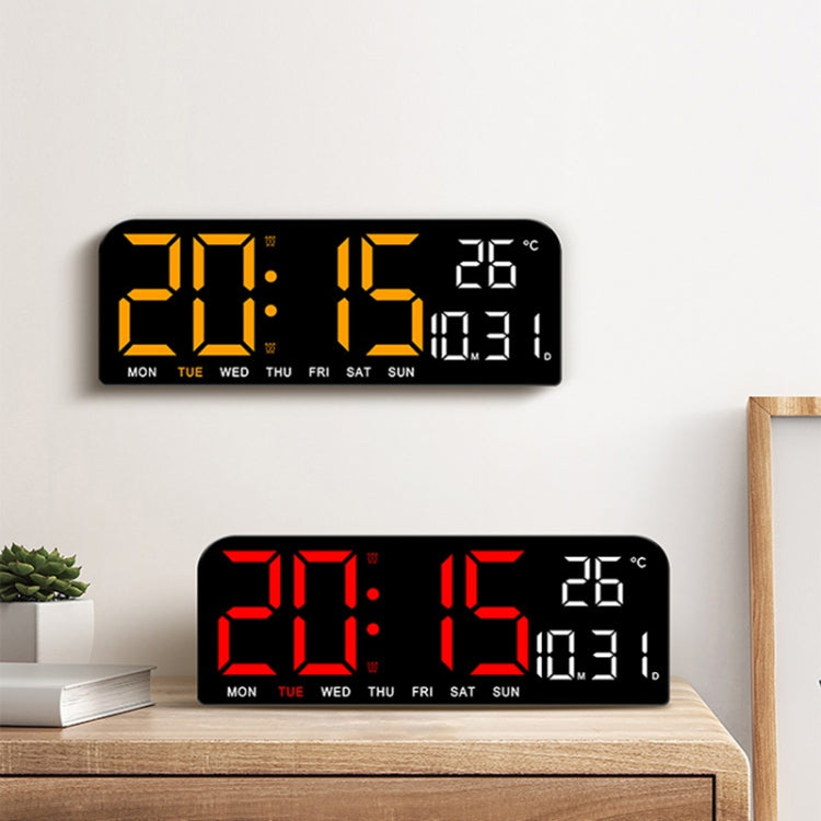 LED Screen Digital Display Desktop Alarm Clock Multifunctional Decoration Wall Clock(Green) - Alarm Clocks by PMc TechLife | Online Shopping South Africa | PMc TechLife | Buy Now Pay Later Mobicred