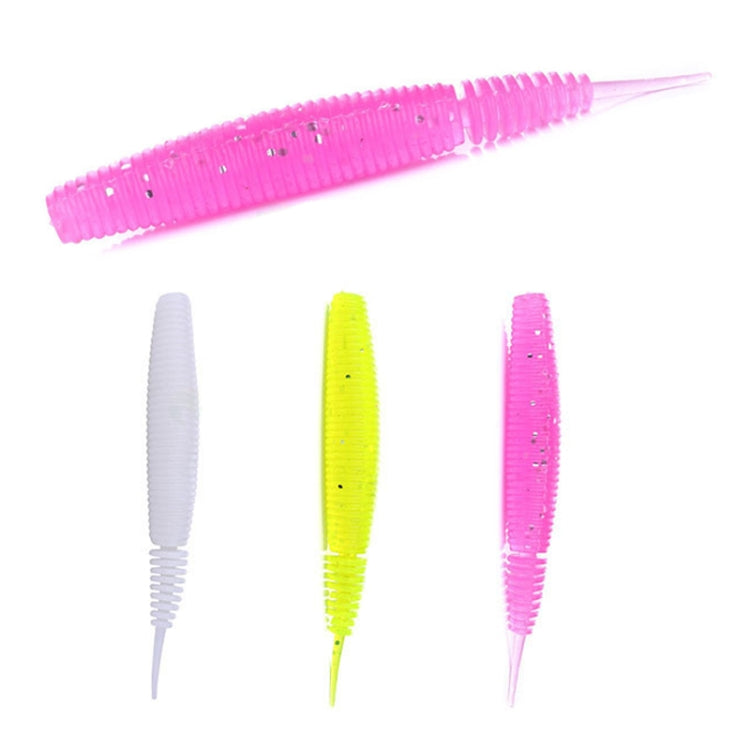 5pcs /Pack HENGJIA SO109 Spaghetti Worm Soft Bait Spiral Fishing Dummy Lures, Size: 10cm 7g(Color 3) - free shipping - PMC Jewellery - Order now!
