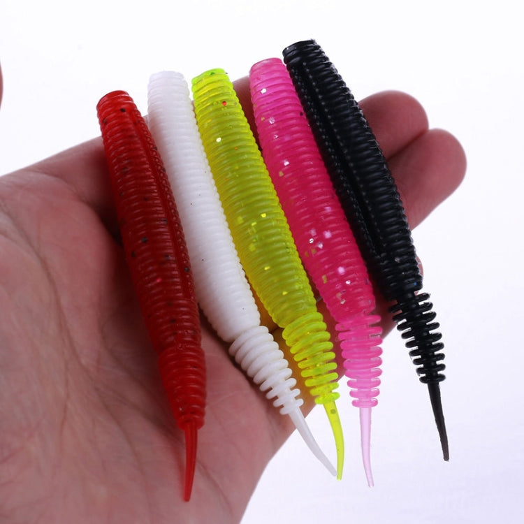 5pcs /Pack HENGJIA SO109 Spaghetti Worm Soft Bait Spiral Fishing Dummy Lures, Size: 10cm 7g(Color 3) - free shipping - PMC Jewellery - Order now!