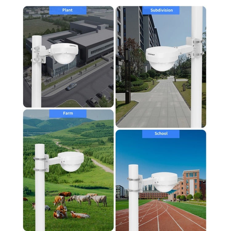 COMFAST WA933 Wi-Fi6 3000Mbps Outdoor Access Point Dual Band Water-resistant Wireless Router Support VLAN(UK Plug)