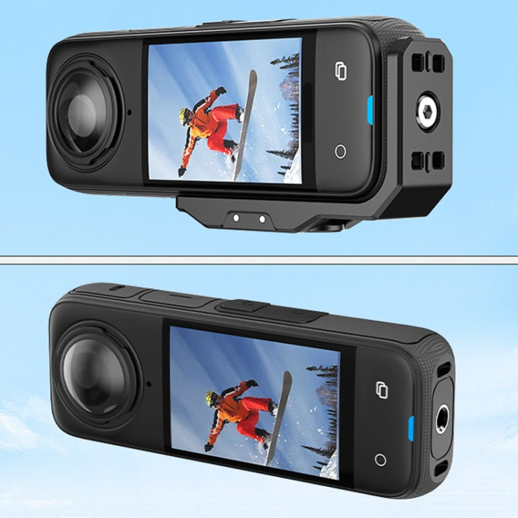 For Insta360 X4 / X3 Hepail Horizontal And Vertical Shooting Quick Release Metal Magnetic Bracket - Mount & Holder by Hepail | Online Shopping South Africa | PMC Jewellery | Buy Now Pay Later Mobicred