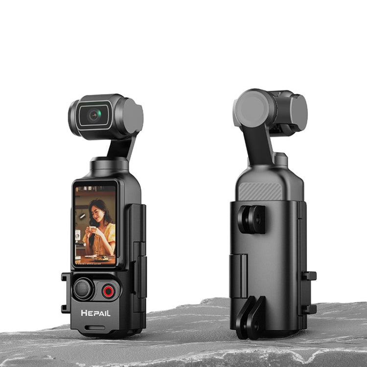 For DJI Osmo Pocket 3 HEPAIL Extended Adapter Protective Bezel Extension Handle Cold Shoe Adapter Bracket - free shipping - PMC Jewellery - Order now!