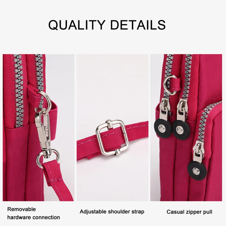 Crossbody Mobile Phone Bag Vertical Coin Purse with Armband for Women(Black)