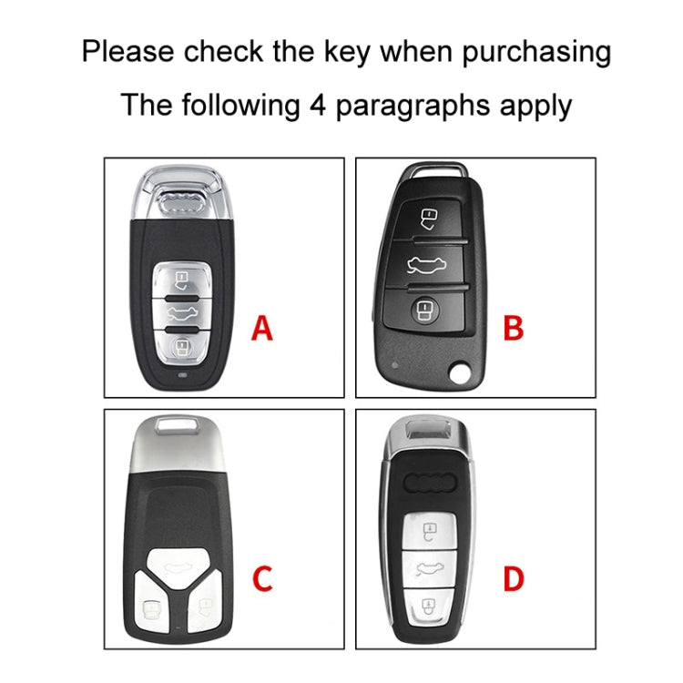For Audi B Car Folding Key Cover Multifunctional Keychain Anti-lost Number Plate