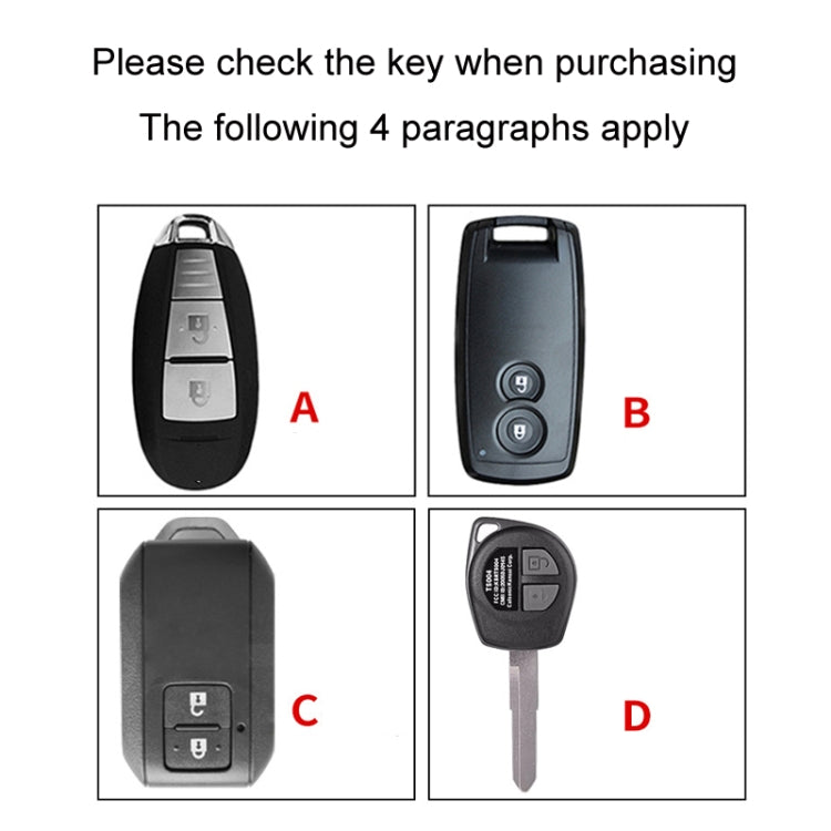 For Suzuki A Car Key Cover Multifunctional Keychain Anti-lost Number Plate
