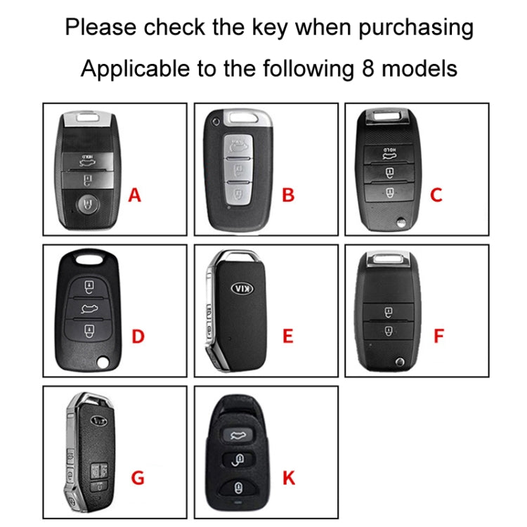 For Kia Car Key Cover Multifunctional Keychain Anti-lost Number Plate, Style: C