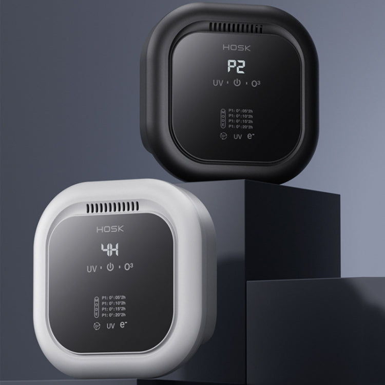 HOSK XT-01 UV Pet Air Purifier Household Deodorant Ozone Generator, Size: Charging(Black) - free shipping - PMC Jewellery - Order now!
