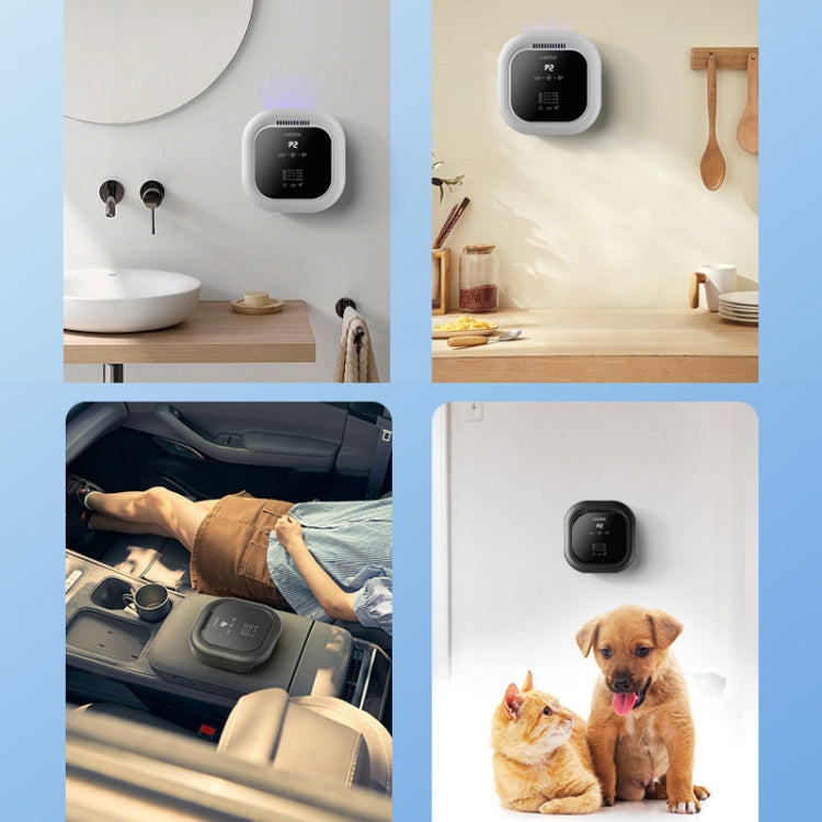 HOSK XT-01 UV Pet Air Purifier Household Deodorant Ozone Generator, Size: Charging(Black) - free shipping - PMC Jewellery - Order now!