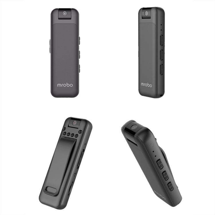 Mrobo D3 1080P Rotating Camera HD Infrared Night Recording Pen, Size: 32GB(Black)