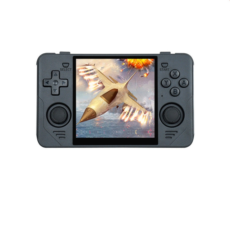 POWKIDDY RGB30 4 Inch IPS Screen Handheld Game Console Built In WIFI+Bluetooth 16GB+128GB(Black)