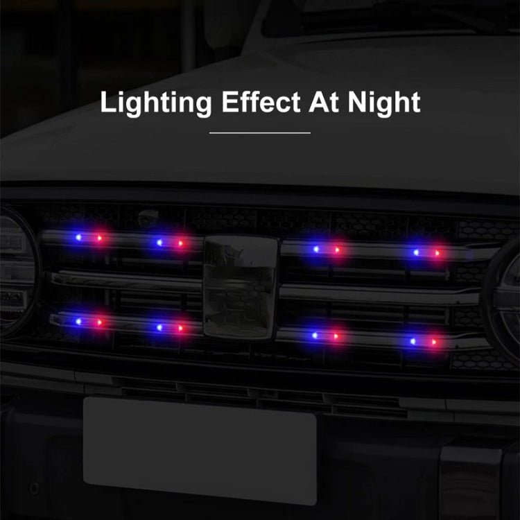 Solar Warning Light Anti-rear Collision LED Flashing Light(Symphony Vibration Sensor+Black)