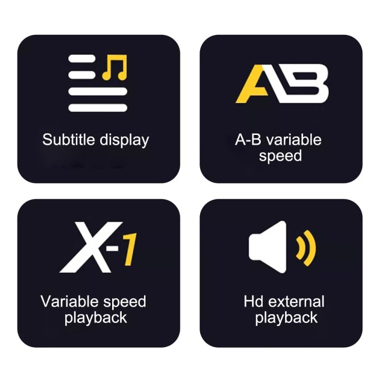 A30 MP3 Player With FHD 720P Digital Camera Bluetooth 5.4 Lossless Sound Audio Player Excluding Memory Card - MP3 Player by PMC Jewellery | Online Shopping South Africa | PMC Jewellery | Buy Now Pay Later Mobicred