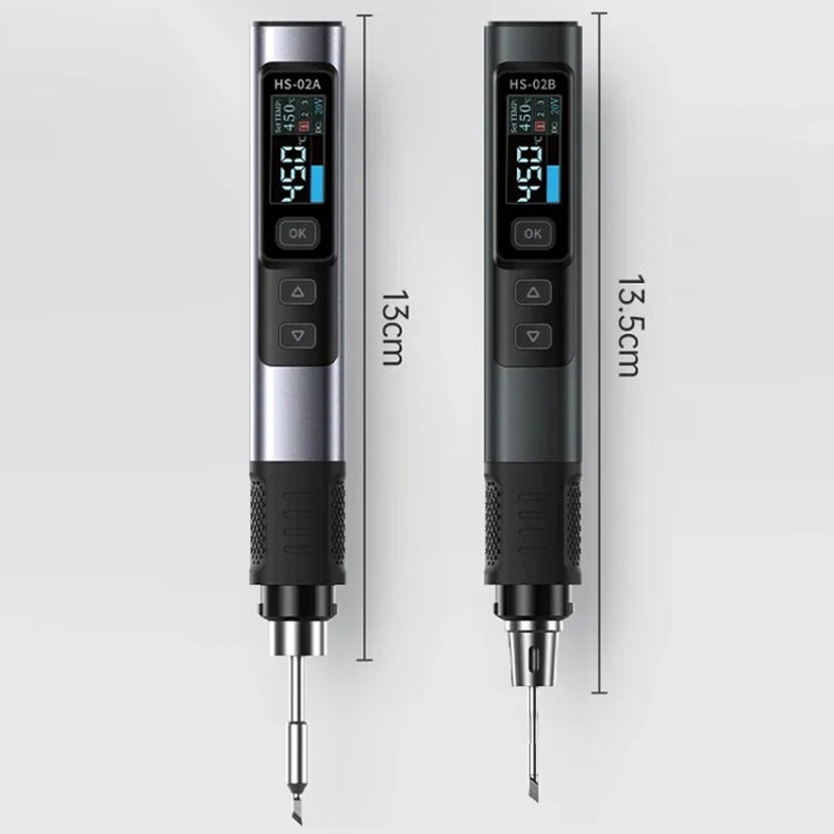 FNIRSI Portable Constant Temperature Soldering Iron Set, Model: HS-02B Standard 3 Head - free shipping - PMC Jewellery - Order now!