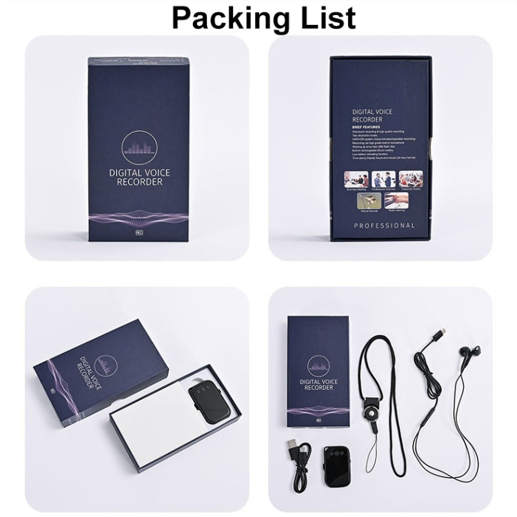 C20 HD Intelligent Noise Reduction Mini Recorder With OTG, Size: 64GB(Black) - Recording Pen by PMC TechLife | Online Shopping South Africa | PMC TechLife | Buy Now Pay Later Mobicred