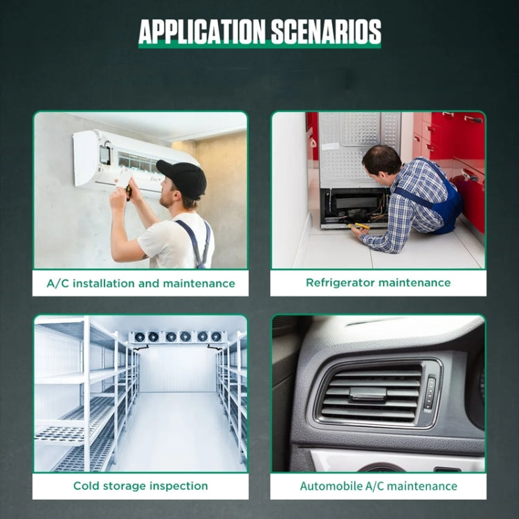 2pcs / Set DUOYI DY523 Automotive Vacuum Pressure Gauge Liquid Charge Fluorine Repair Electronic Refrigerant Meter - free shipping - PMC TechLife - Order now!