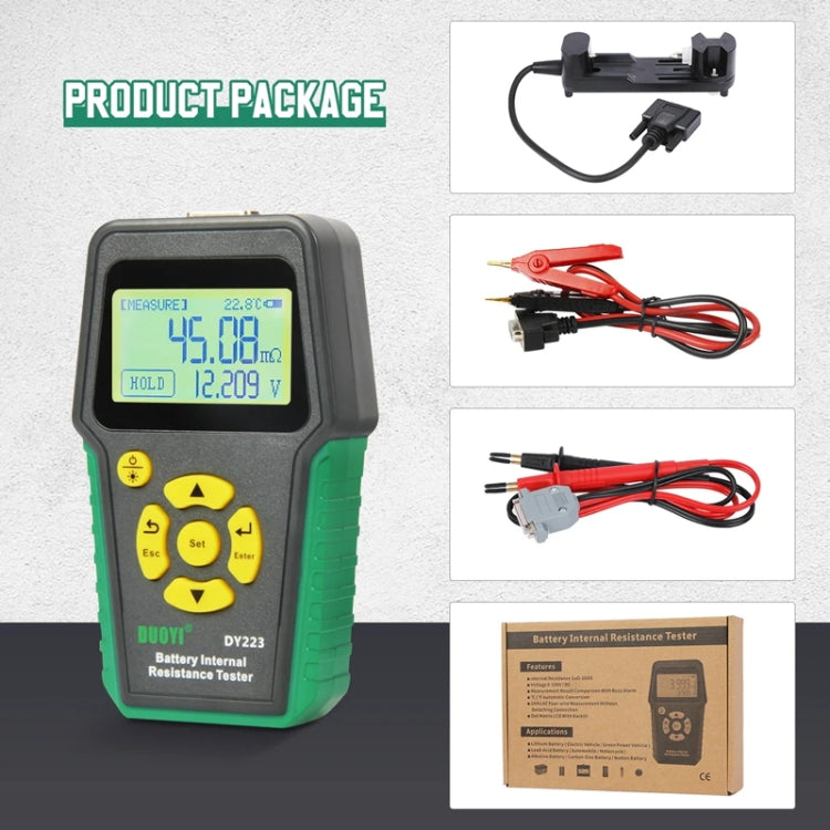 DUOYI DY223 Electrical Vehicle Voltage Testing And Fault Diagnostic Instrument(Test Clip+Guage Pen+Clip Base) - free shipping - PMC Jewellery - Order now!