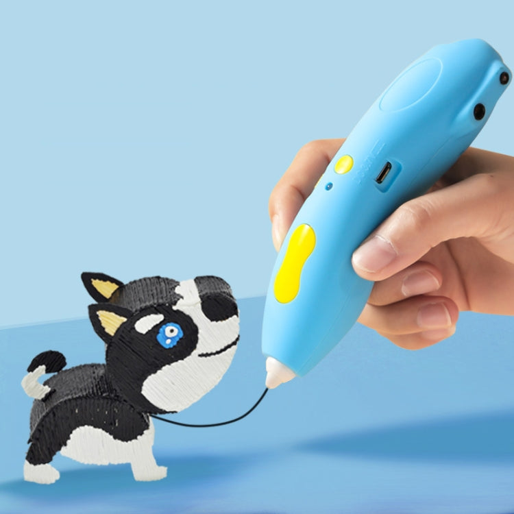 Infrared Sensing Low-temperature 3D Printing Pen Children DIY Graffiti Painting Pen(1000 mAh-Blue) - 3D Printer by PMC TechLife | Online Shopping South Africa | PMC TechLife | Buy Now Pay Later Mobicred