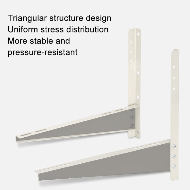 AC1512 1-2HP Thickened Cold Rolled Steel Air Conditioner Outside Unit Bracket Universal Air Conditioner Wall Mount Support