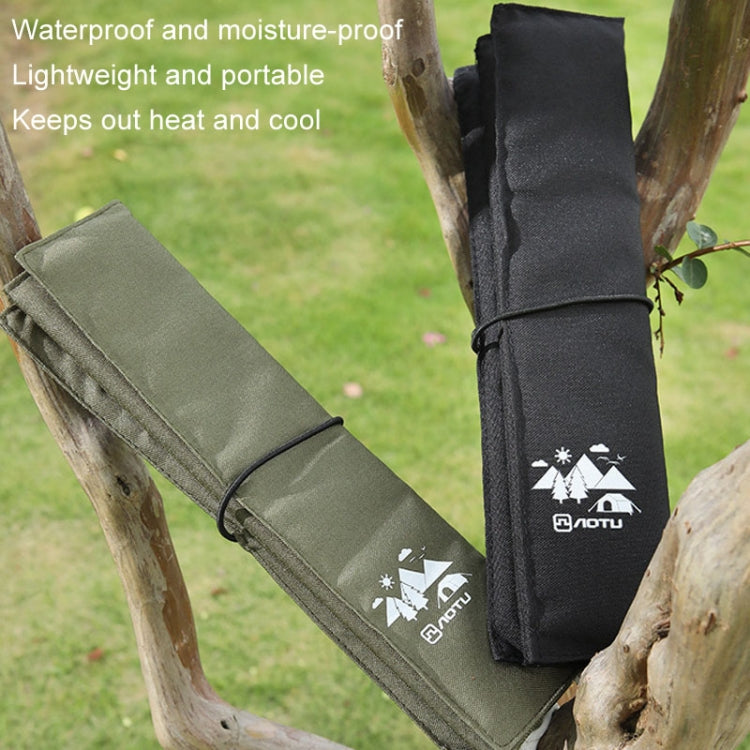 AOTU AT6225 Portable Water-resistant Picnic Cushion Moisture-Proof Camping Cushion Thickened Outdoor Beach Travel Folding Small Cushion, Color: 4 Fold Khaki