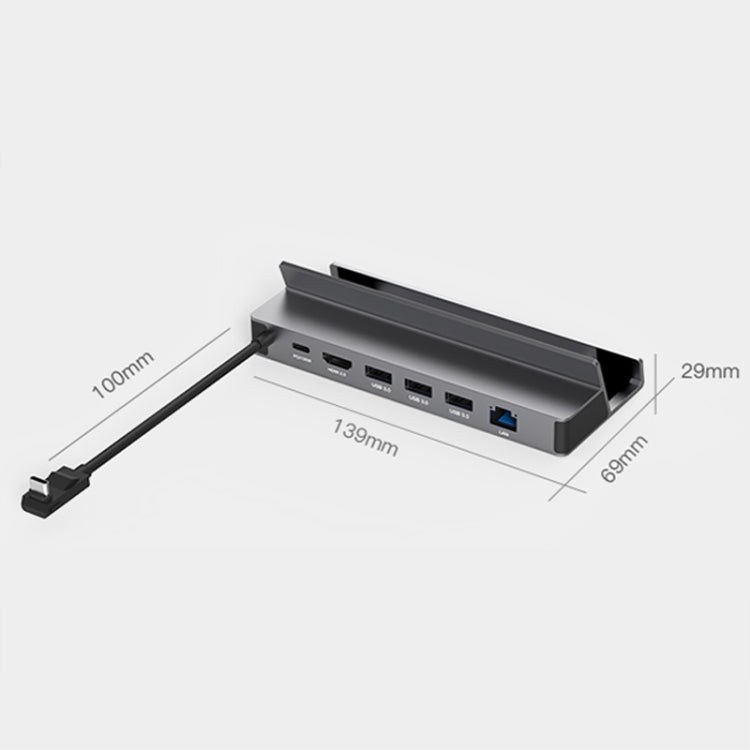 6-in-1 For Steam Deck/ROG Blueendless DS601 Type-C Game Console Base HUB Docking Station - free shipping - PMC Jewellery - Order now!