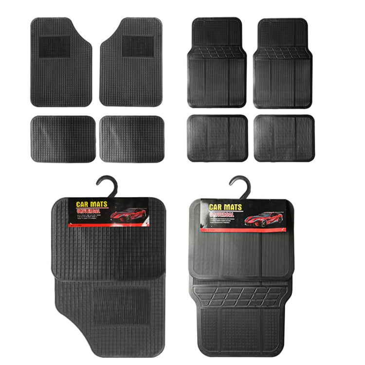 4pcs/Set Car PVC Anti-slip Water-resistant Durable Floor Mats(Square)