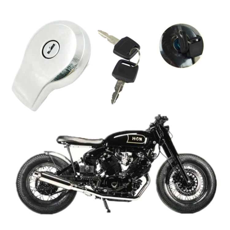 For Yamaha Virago/XJ650/XJ750 Fuel Tank Cap Lock(With Keys) - Theft Protection by PMC TechLife | Online Shopping South Africa | PMC TechLife | Buy Now Pay Later Mobicred