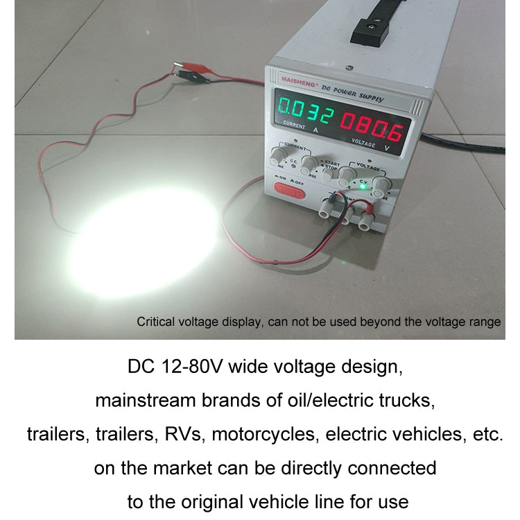 6pcs 12-Bead LED Flashing Warning Lights Motorcycle RV Signal Lights(Blue Light) - Clearance Lights by PMC TechLife | Online Shopping South Africa | PMC TechLife | Buy Now Pay Later Mobicred