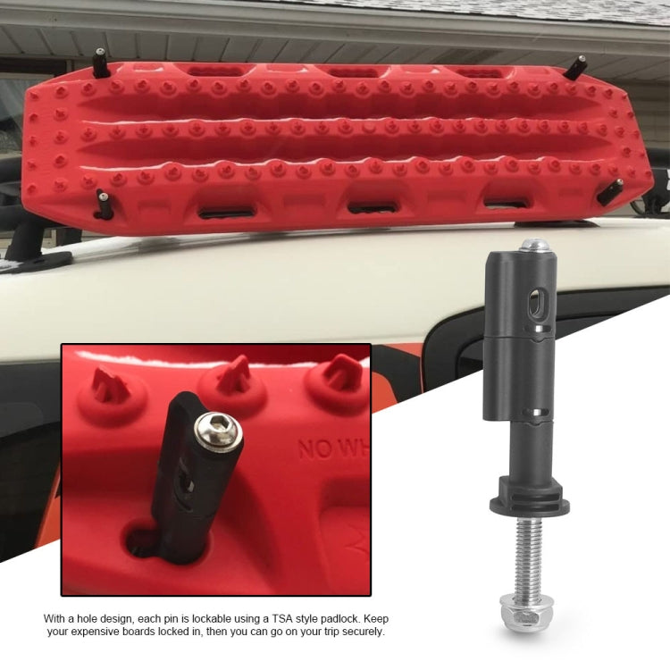 Lockable Anti-Theft Security Mounting Pin Set For MaxTrax MKII(Black)