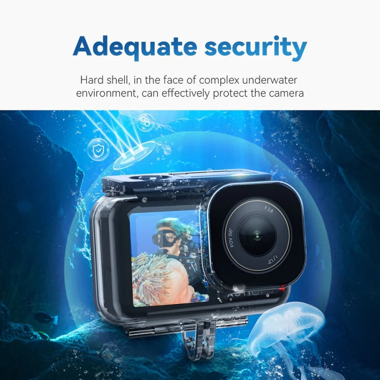 For DJI Osmo Action 3 / 4 TELESIN OA-WTP-003 45m Waterproof Shell Sealed Diving Case - Case & Bags by TELESIN | Online Shopping South Africa | PMC Jewellery | Buy Now Pay Later Mobicred