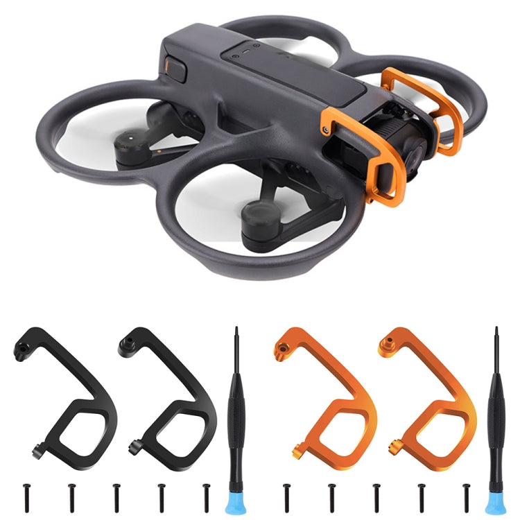 For DJI Avata 2 CQT Aluminum Alloy Drone Gimbal Lens Anti-collision Bumper(Orange) - Other by CQT | Online Shopping South Africa | PMC Jewellery | Buy Now Pay Later Mobicred