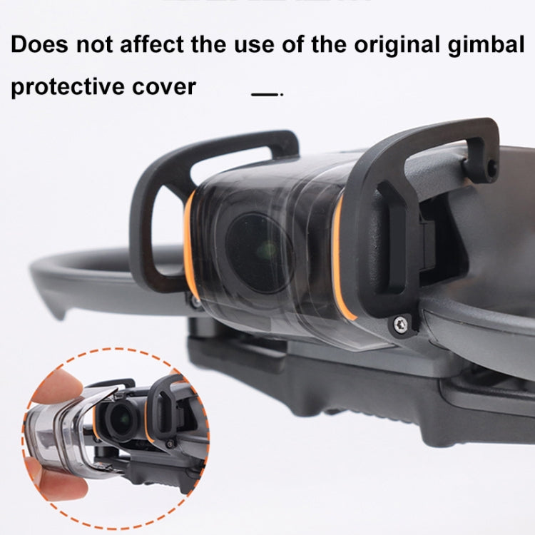 For DJI Avata 2 CQT Aluminum Alloy Drone Gimbal Lens Anti-collision Bumper(Orange) - Other by CQT | Online Shopping South Africa | PMC Jewellery | Buy Now Pay Later Mobicred