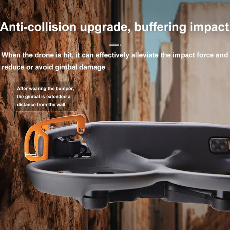 For DJI Avata 2 CQT Aluminum Alloy Drone Gimbal Lens Anti-collision Bumper(Orange) - Other by CQT | Online Shopping South Africa | PMC Jewellery | Buy Now Pay Later Mobicred