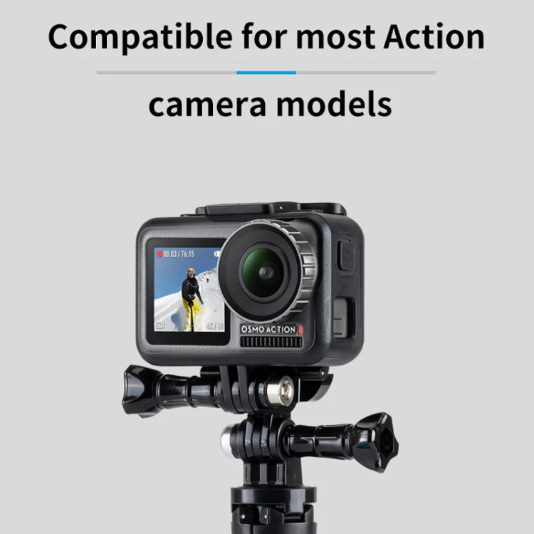 TELESIN GP-MTB-T02-BK Sports Camera Double Head J-Buckle Backpack Quick Release Conversion Accessory - by TELESIN | Online Shopping South Africa | PMC Jewellery | Buy Now Pay Later Mobicred