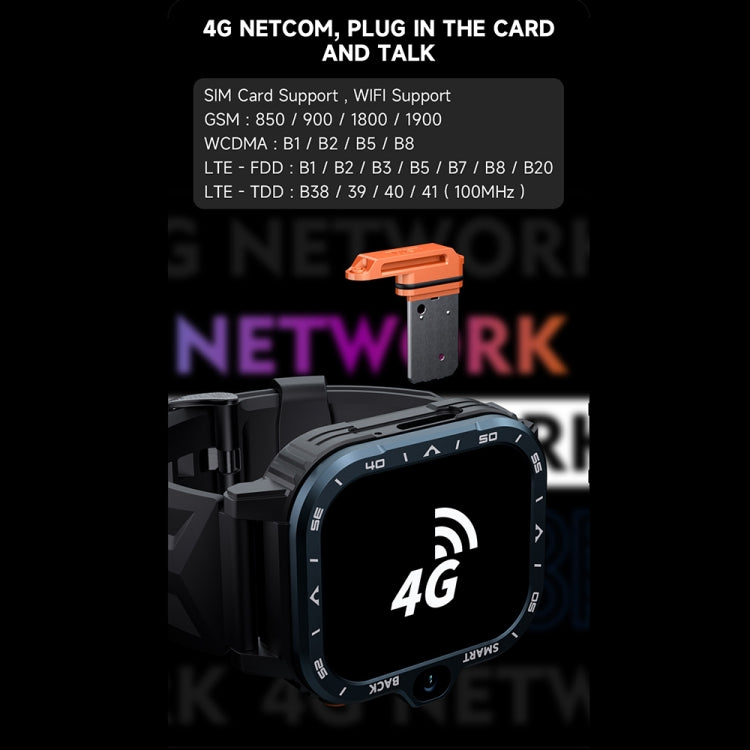 LOKMAT APPLLP 4 MAX 2.02-Inch Android 8.1 Full Network Wifi Card Bluetooth Smart Watch(Silver 64G) - free shipping - PMC Jewellery - Order now!